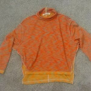 Oversized sweater knitted